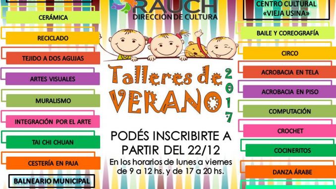 TALLERES DE VERANO