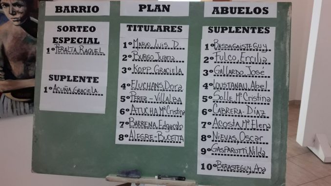Sorteo Plan Abuelos