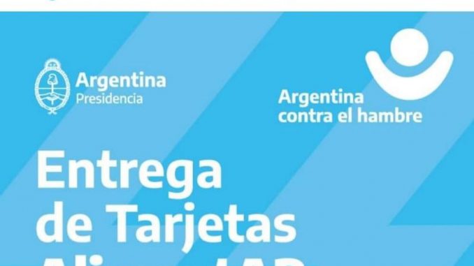 TARJETA ALIMENTAR