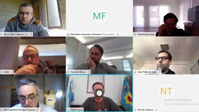 Teleconferencia con Hacienda y Finanzas