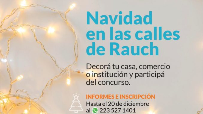 Navidad en las calles de Rauch