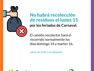 recolección feriado carnaval