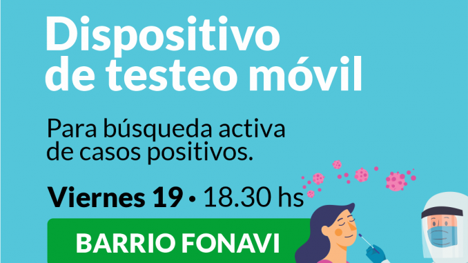 testeo móvil FONAVI 19 de Febrero