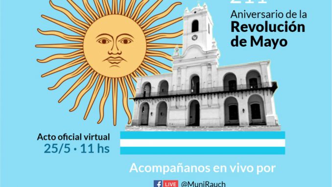 25 de mayo acto virtual