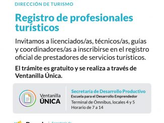 Registro de profesionales turisticos