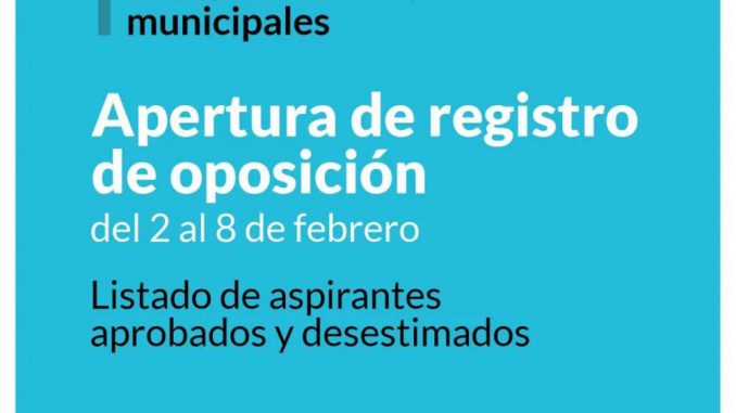 Registro de oposicion
