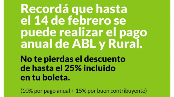 vencimiento pago anual