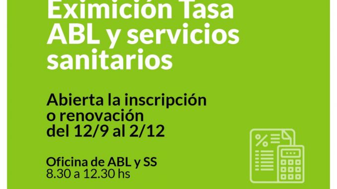 Eximicion Tasas 2023