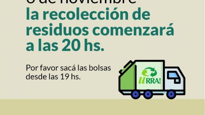 URRA cambio de horario
