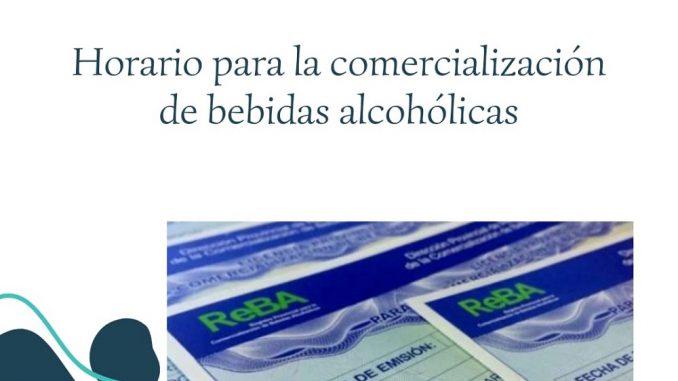 Horario comercializacion de bebidas alcoholicas