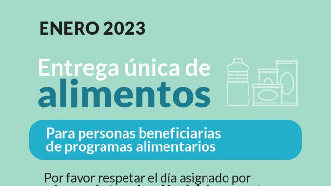 entrega de alimentos enero 2023 - 1