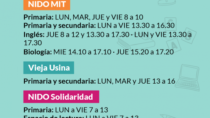 apoyo escolar 2023