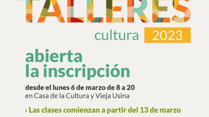 inscrpción talleres 2023