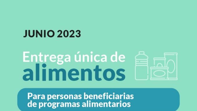 Bolsones alimentarios junio 2023 - 1