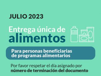 Bolsones alimentarios julio 2023 - 1