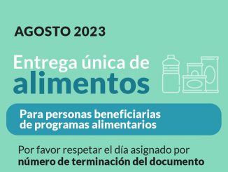 entrega de alimentos agosto 2023