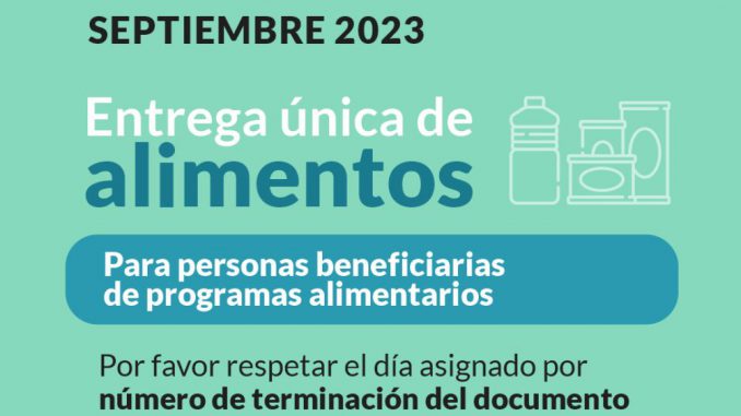 Bolsones alimentario septiembre 2023 - 1