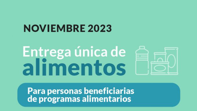 Bolsones alimentarios noviembre 2023 - 1