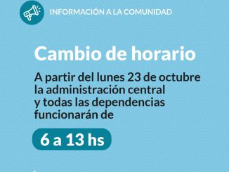 Cambio de Horario