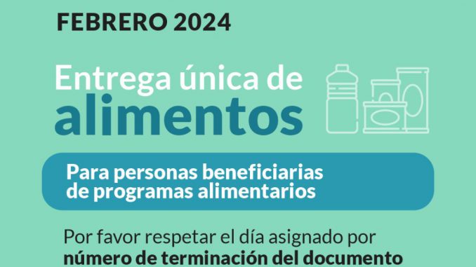 Entrega de alimentos febrero 2024 1