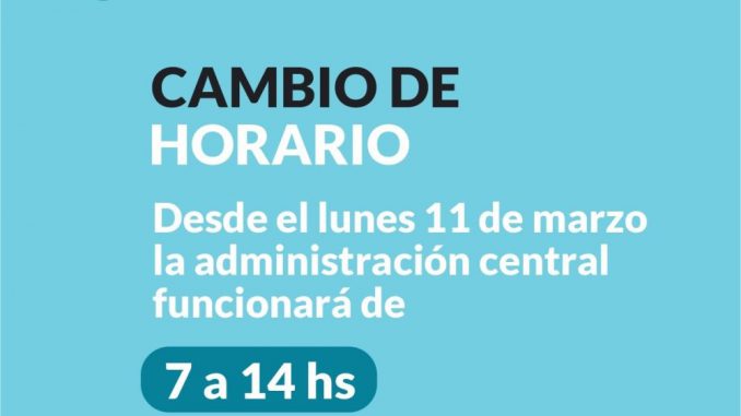 Cambio de Horario 2024 - marzo