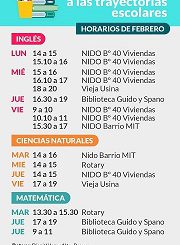 Fortalecimiento a las trayectorias escolares