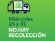 24 y 31 sin recoleccion