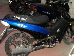 Motos secuestradas