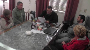 Maxi junto a Comisión del Cementerio