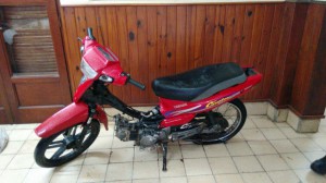 Moto secuestrada 31 de mayo