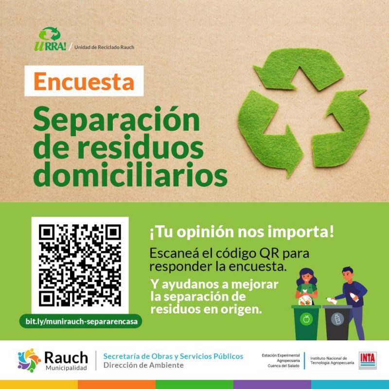 ENCUESTA SOBRE RESIDUOS EN RAUCH – Municipalidad de Rauch